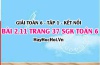 Bài 2.11 SGK Toán 6 tập 1 Kết nối tri thức